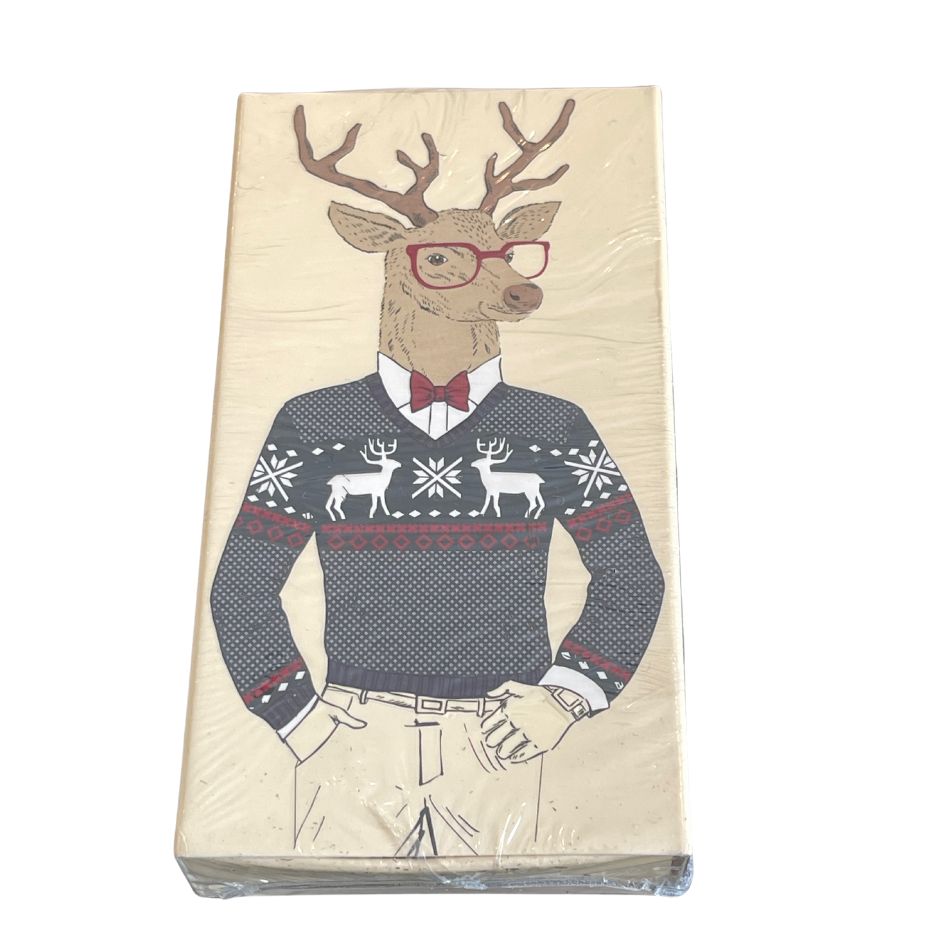 Embossed Matches Deer Casual