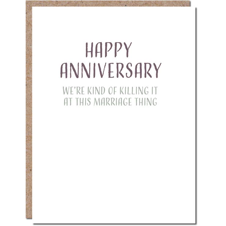 Happy Anniversary - Killing It At This Marriage - BodyFactory