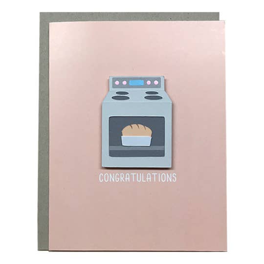 Bun in the Oven Card - BodyFactory