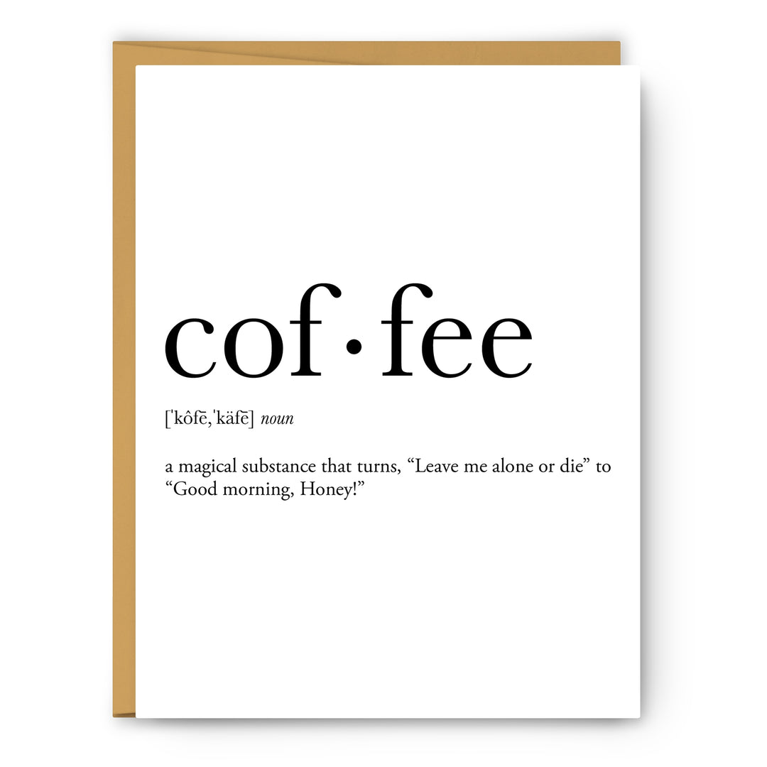 Greeting Card - Coffee Magical