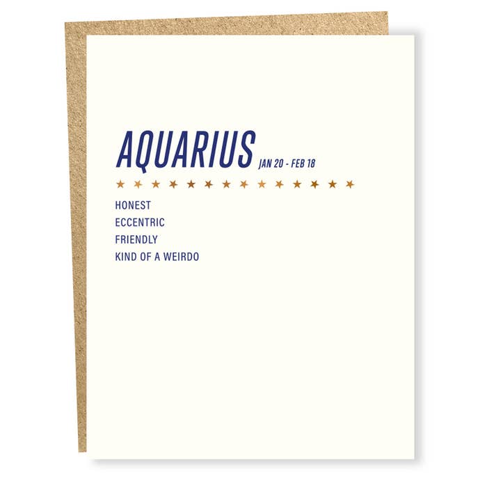 Sign of the Times - Aquarius - BodyFactory