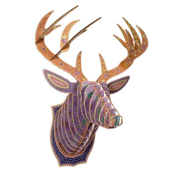 Medium Cardboard Animal Head Deer