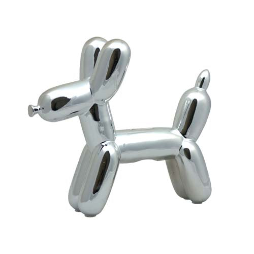 Balloon Doggy Bank Silver - BodyFactory