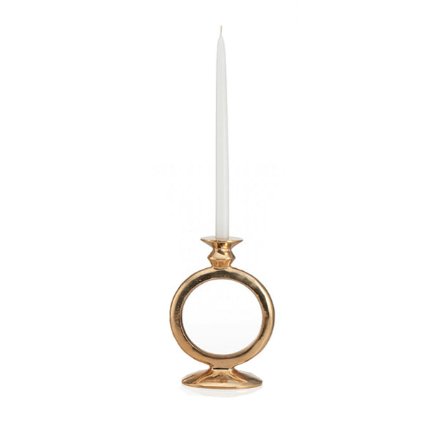 O Candle Holder Gold Medium - BodyFactory