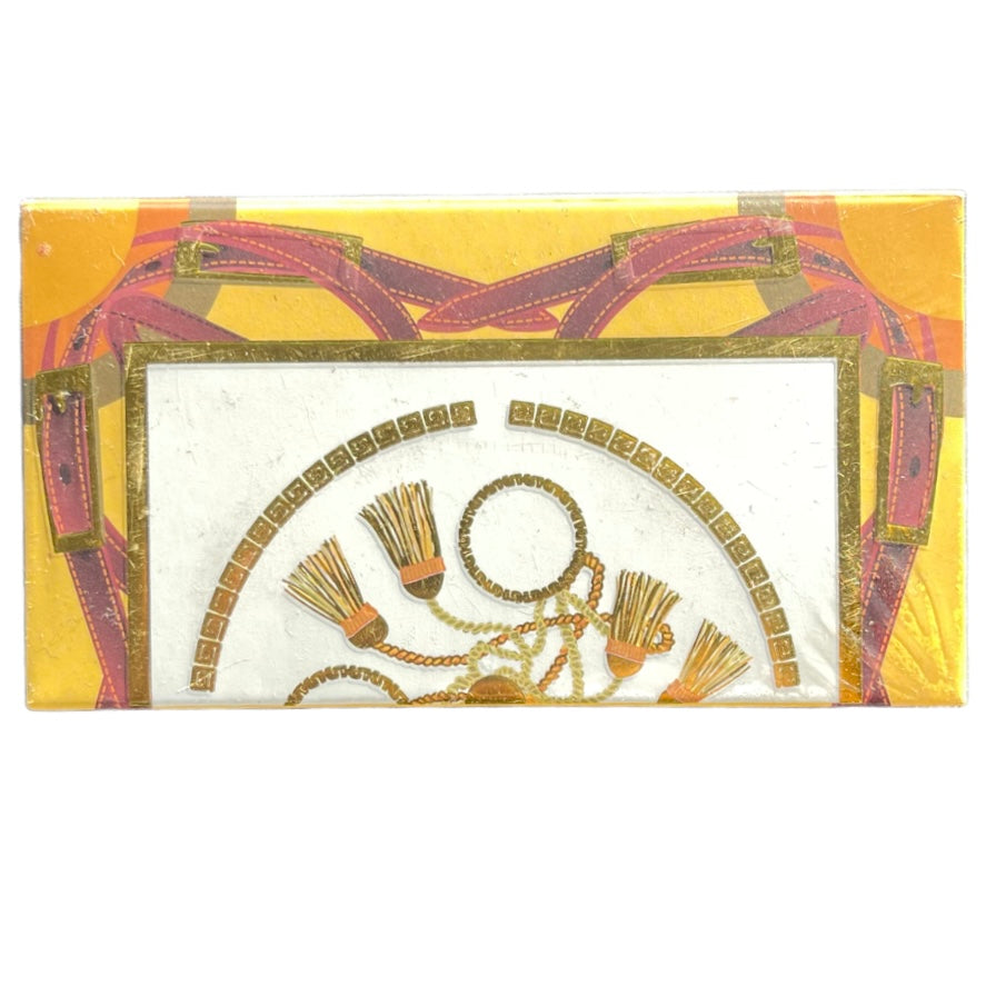 Embossed Matches Chain Brown