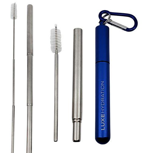 Telescopic Metal Straw Set