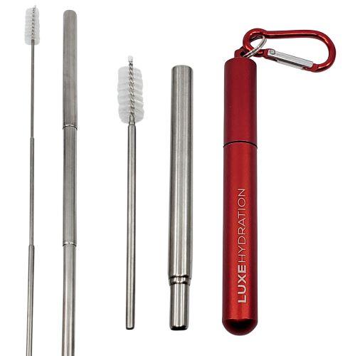 Telescopic Metal Straw Set