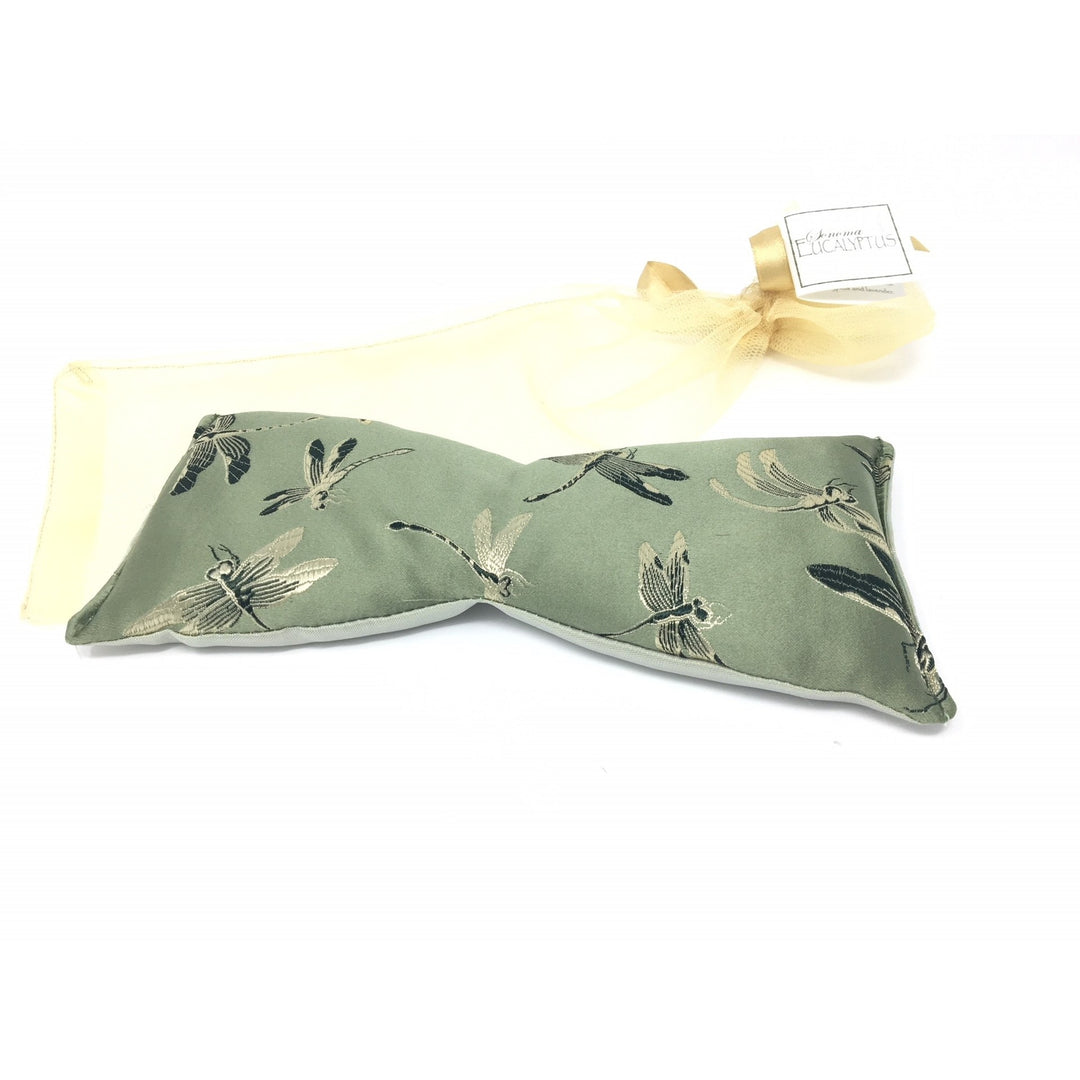 Eye Pillow Eucalyptus Dragonfly Silk