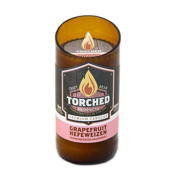 Beer Bottle Candle Grapefruit Hefeweizen - BodyFactory