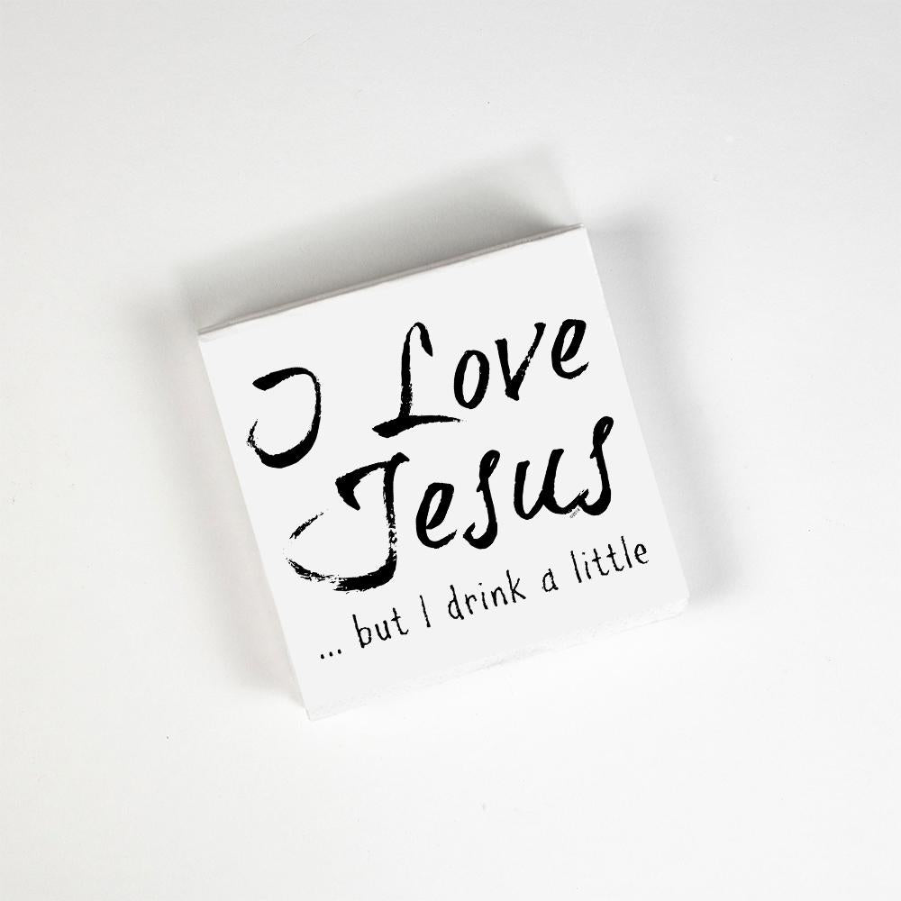 Cocktail Napkins I Love Jesus - BodyFactory