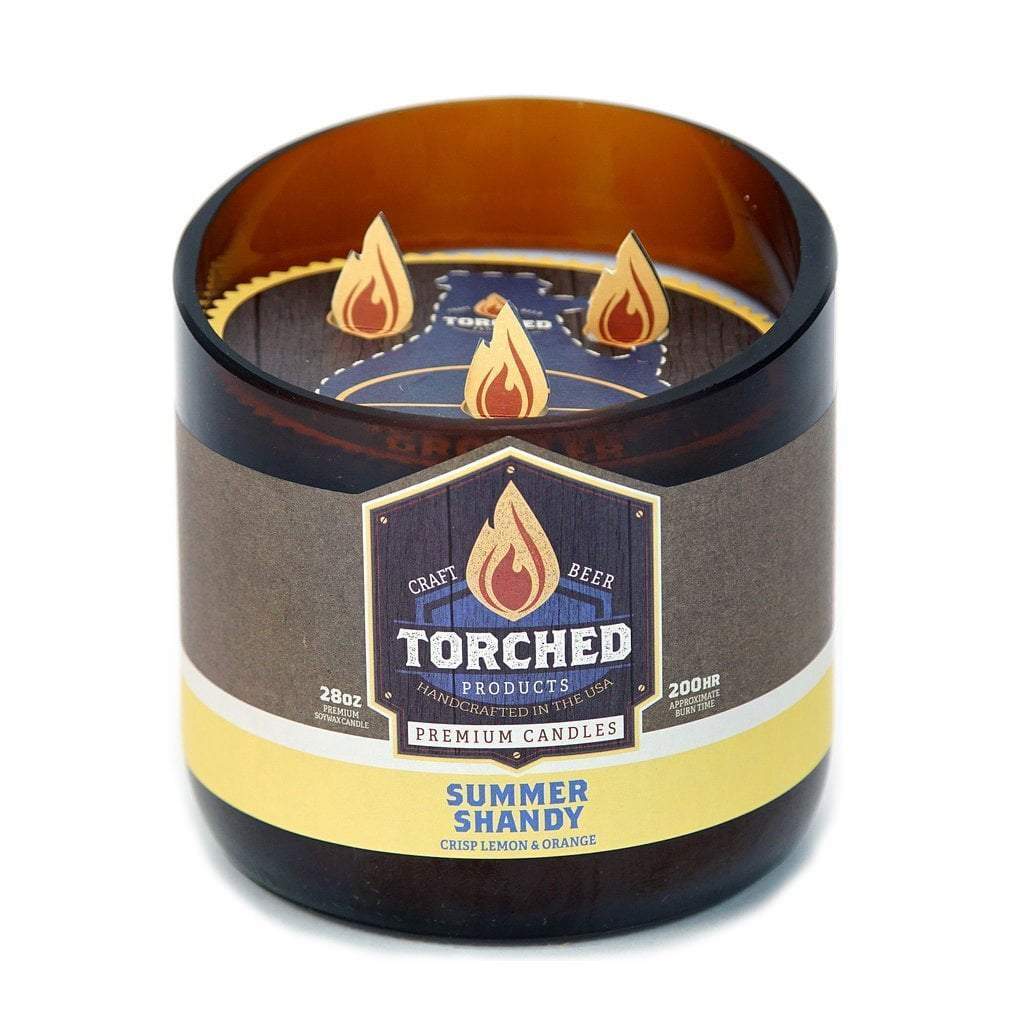 Growler Beer Candle Summer Shandy - BodyFactory