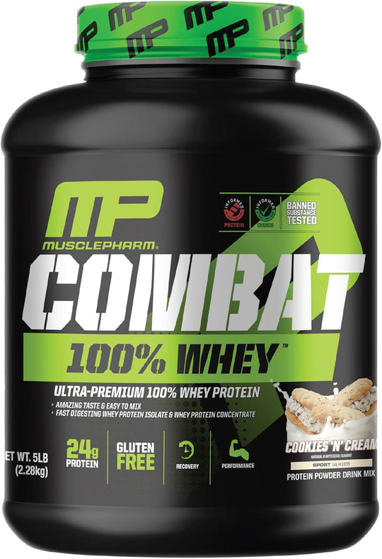 Combat Protein Powder 100% Whey