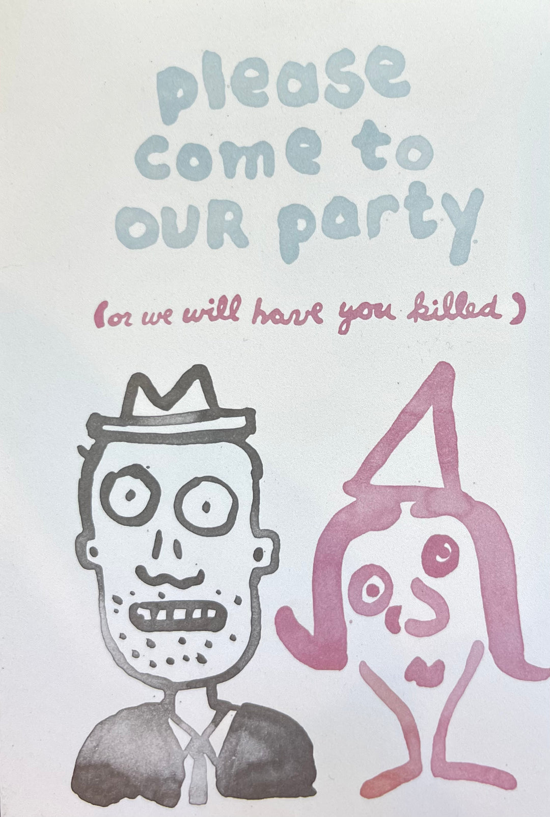 Please Come To Our Party - 6 Cards