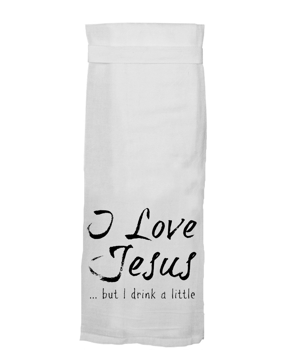 Hang Tight Towel Jesus Drinks - BodyFactory