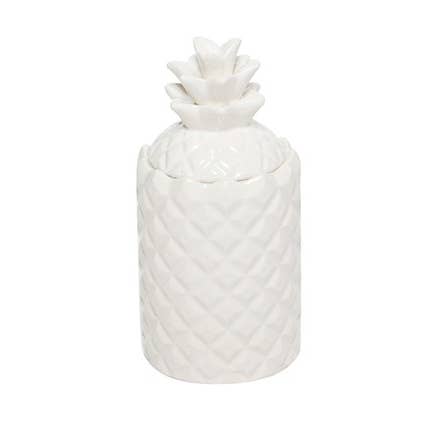 Pineapple Collection Candle Wildflower White