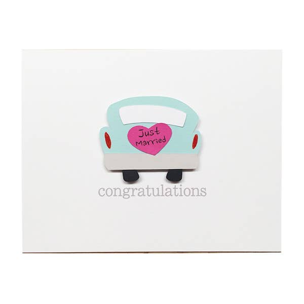 Just Married Car Card - BodyFactory