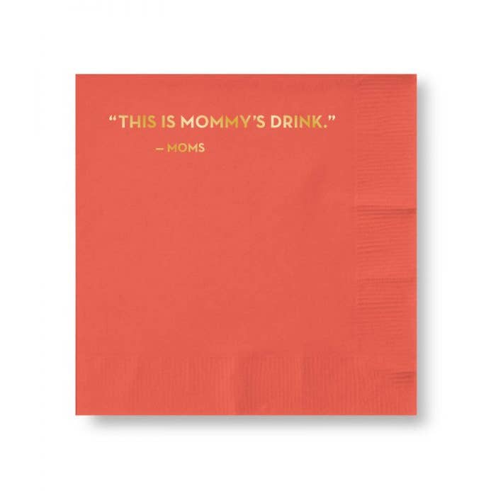 Cocktail Napkins Mommy's Drink - BodyFactory