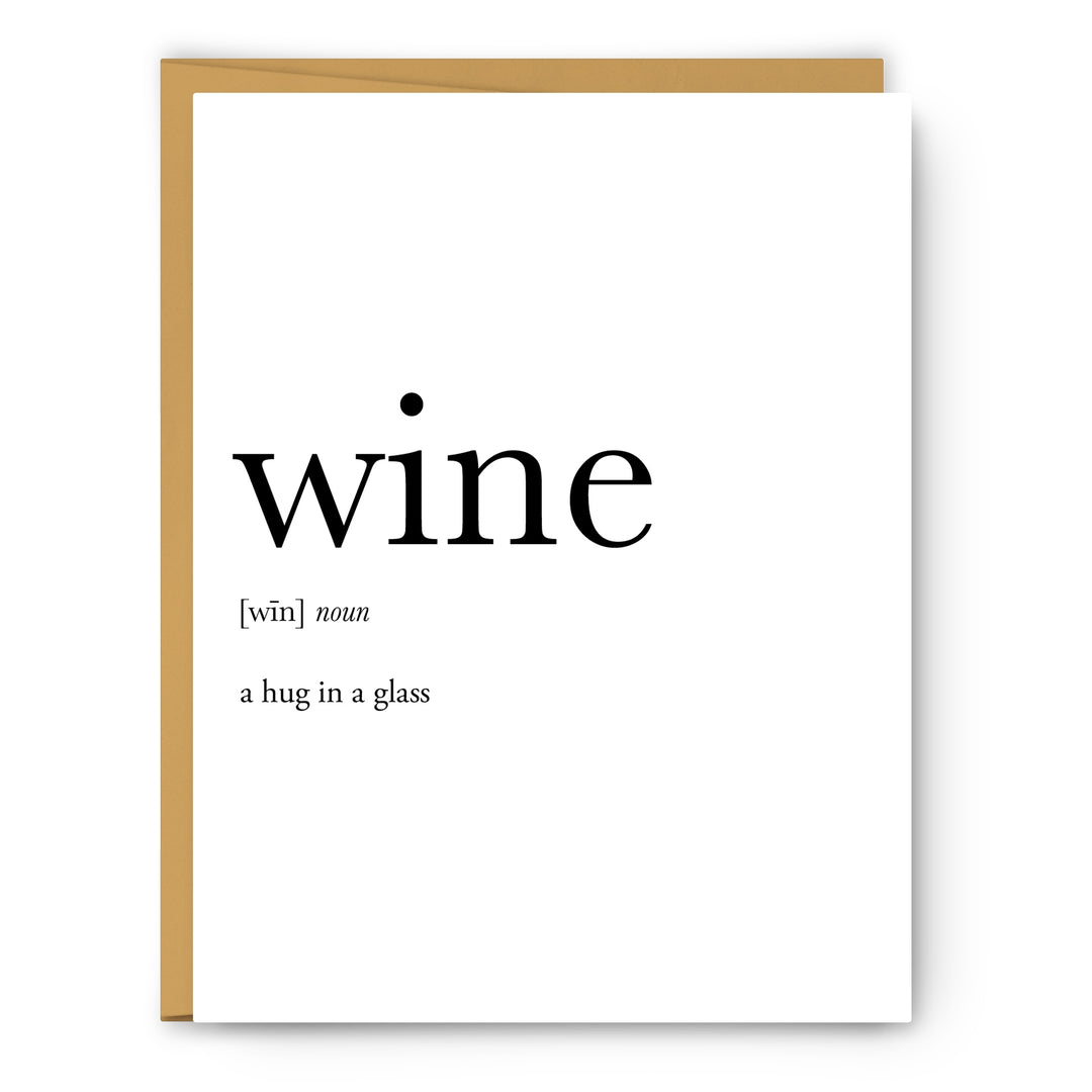 Greeting Card - Wine