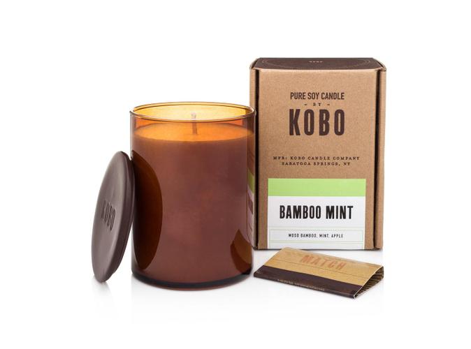 Soy Candle Bamboo Mint - BodyFactory