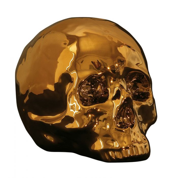 Porcelain My Skull Gold - BodyFactory