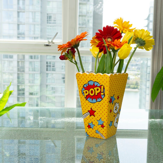 Pop Art Vase - Yellow