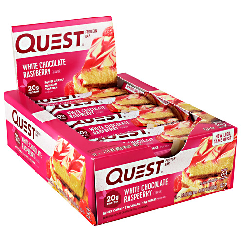 White Chocolate Raspberry Protein Bars – Quest Nutrition