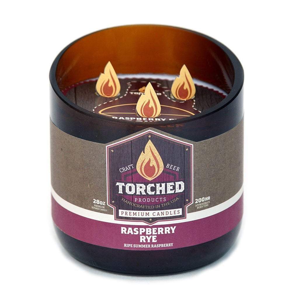 Growler Beer Candle Raspberry Rye - BodyFactory