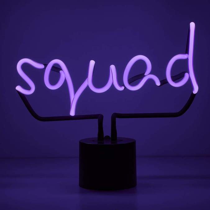 Neon Desk Light Squad - BodyFactory